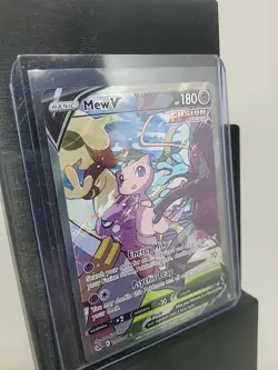 Pokemon Mew v Holo Alternative Art Ultra Rare TCG Fusion Strike Card 251/264 - Image 3