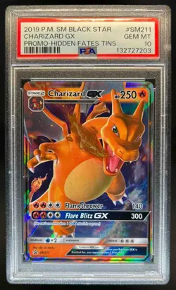 2016-19 Pokemon SM Black Star Promos Charizard #SM211 PSA 10 - Image 1