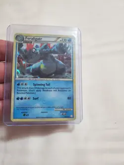 LP Pokemon TCG Feraligatr Heartgold Soulsilver 20/123 Promo Cracked Ice Holo - Image 1