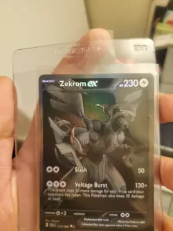 Zekrom EX 172/086 Black Bolt Holo Pokemon Card NM Condition - Image 1