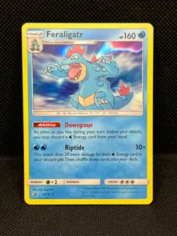 Pokemon Tcg Feraligatr 24/70 Holo SM Dragon Majesty - Image 1