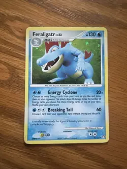 2007 Pokemon Diamond & Pearl Mysterious Treasures Feraligatr Holo 8/123 - Image 1