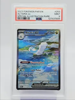 ALTARIA EX 2023 POKEMON PARADOX RIFT SPECIAL ILLUSTRATION RARE 253 PSA 9 Q0004 - Image 1
