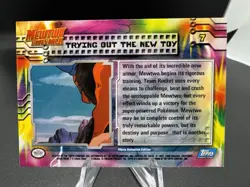 1999 Topps Pokemon Mewtwo Strikes Back Trying Out The New Toy Holo Foil - Image 2