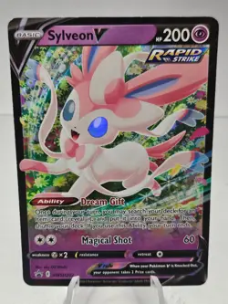 Pokemon Sylveon V SWSH202 Sword Shield Black Star Promo Rare Full Art - #9 - Image 1