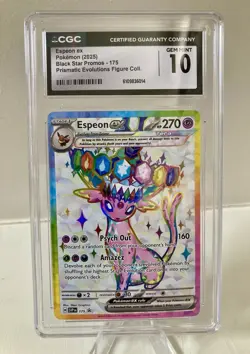 Pokemon Espeon ex 175 2025 Black Star Promos - Scarlet & Violet CGC Gem Mint 10 - Image 3