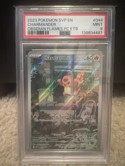 Charmander 44 Promo Pokemon Center Exclusive Psa 9 - Image 1