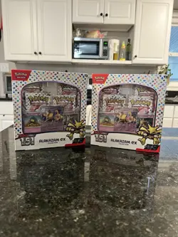 Pokemon 151 Scarlet & Violet Alakazam ex Collection Box TCG Sealed-Lot of 2 - Image 1