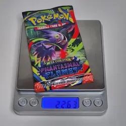 Very Heavy Pokemon Phantasmal Flames – Factory Sealed Booster Pack (22.63g) - Image 1