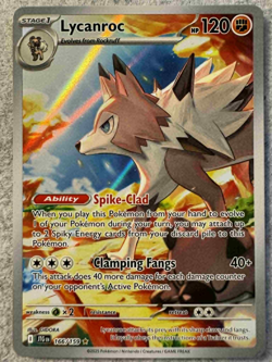 Lycanroc 166/159 – Pokemon TCG Journey Together – Illustration Rare Holo – M/NM - Image 2