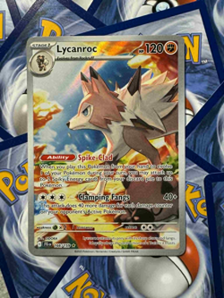 Lycanroc 166/159 – Pokemon TCG Journey Together – Illustration Rare Holo – M/NM - Image 1