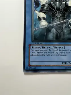 YuGiOh TCG 1st Edition Demise, King of Armageddon - Ultimate Rare SOI-EN035 (1) - Image 5