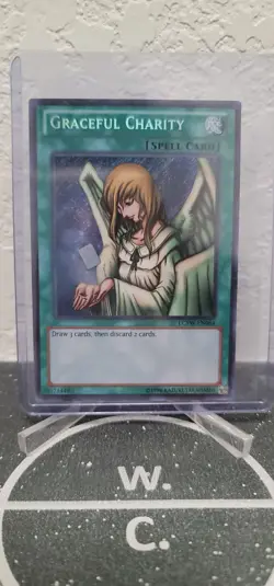 Graceful Charity LCYW-EN064 Secret Rare Yugioh Legendary Collection 3 Unlimited - Image 1