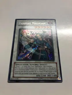 USA Seller Yugioh Tempest Magician CSOC-EN088 Secret Rare NM - Image 1