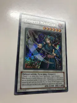 USA Seller Yugioh Tempest Magician CSOC-EN088 Secret Rare NM - Image 2