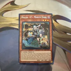 Yu-Gi-Oh! Maliss P March Hare ALIN-EN023 Secret Rare 1st Edition NM - Image 1