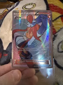 Pokemon TCG Skyla Breakpoint Holo Full Art Ultra Rare Trainer Card 122/122 NM - Image 1