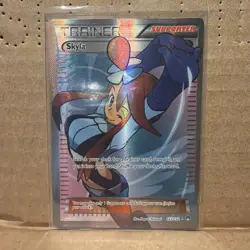 Pokemon TCG Skyla Breakpoint Holo Full Art Ultra Rare Trainer Card 122/122 - Image 1