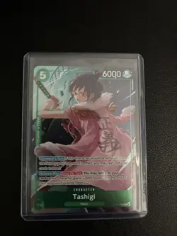 Tashigi OP14 R The Azure Sea's Seven One Piece Dash Pack Promo Foil - Image 1