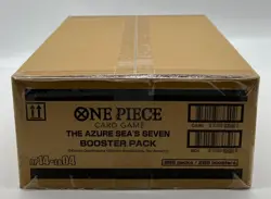 One Piece TCG The Azure Sea’s Seven Booster Box Case 12 Boxes Sealed OP-14 - Image 3