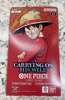 One Piece TCG OP-13 Carrying On His Will ENGLISH SLEEVED BOOSTER New SEALED🔥 - Image 3