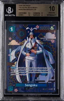 2026 ONE PIECE THE AZURE SEA'S SEVEN SP #OP07046 SENGOKU BGS 10 - Image 1
