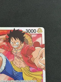 One Piece TCG - Monkey.D.Luffy #OP01-024 Romance Dawn Super Rare Foil NM - Image 3