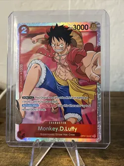 One Piece TCG English OP01-024 Monkey D Luffy SR Foil - Image 1