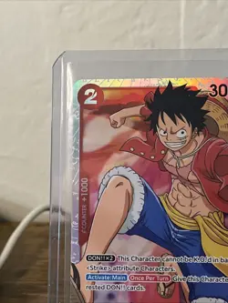 One Piece TCG English OP01-024 Monkey D Luffy SR Foil - Image 2