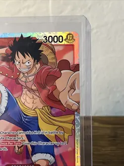 One Piece TCG English OP01-024 Monkey D Luffy SR Foil - Image 3