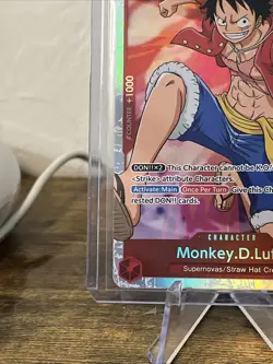 One Piece TCG English OP01-024 Monkey D Luffy SR Foil - Image 4