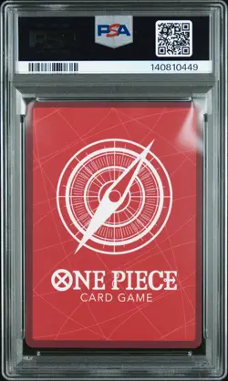 2025 ONE PIECE PROMOS DODGERS X ONE PIECE NIGHT #010 MONKEY D. LUFFY PSA 9 - Image 2