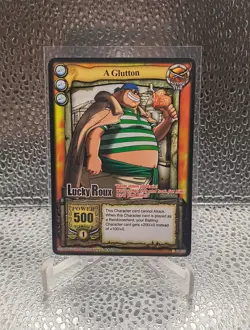 A Glutton - Lucky Roux - One Piece CCG - Bandai - 2005 - Vintage -A Quest Begins - Image 1