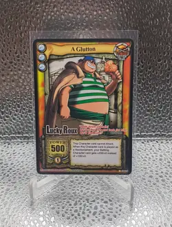 A Glutton - Lucky Roux - One Piece CCG - Bandai - 2005 - Vintage -A Quest Begins - Image 2