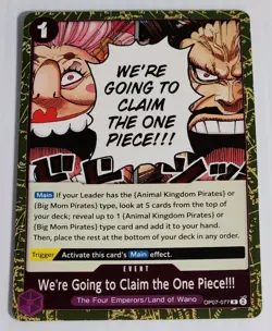 We're Going to Claim the One Piece! OP07-077 R 500 Years in the Future ONE PIECE - Image 1