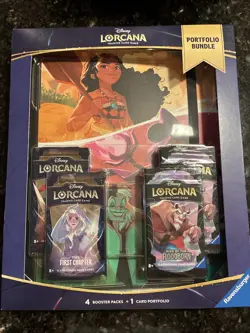 Disney Lorcana The First Chapter Rise of Floodborn Portfolio Bundle - Image 1
