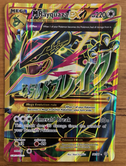 Pokemon JUMBO/Oversized Card Mega M Rayquaza EX Full Art XY 98/98 - Image 1