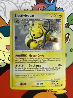 Electivire - 25/132 - Pokemon Secret Wonders Holo Card LP - Image 1
