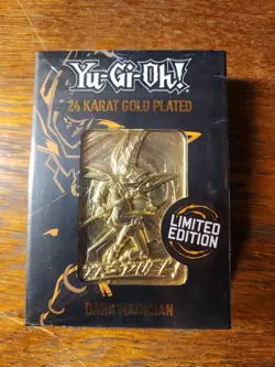 Fanattik - Yugioh - Gold Plated Limited Metal Card - Dark Magician - Image 1