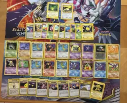 Vintage Pokemon Card Lot WOTC Charizard Snorlax Dragonite Fire - Image 1