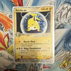 Pokemon Raichu ex EX Sandstorm Holo Stage 1 Card Lot (2) English Nintendo - Image 2