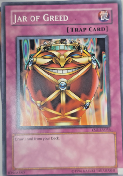 Yugioh YSD-EN036 Jar of Greed Card Game TCG CCG - Image 1