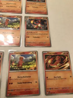 Lot Of 7 Charmander and Charmelion Pokemon Cards - Image 3