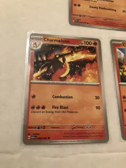 Lot Of 7 Charmander and Charmelion Pokemon Cards - Image 4