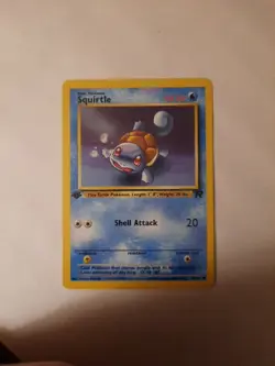 Pokemon Card TCG Team Rocket #68/82 Squirtle 1st Edition - Image 3