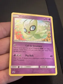 Celebi - SM224 - SM Black Star Promo Pokemon Card TCG SM Promo - Image 2