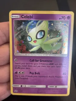 Celebi - SM224 - SM Black Star Promo Pokemon Card TCG SM Promo - Image 3