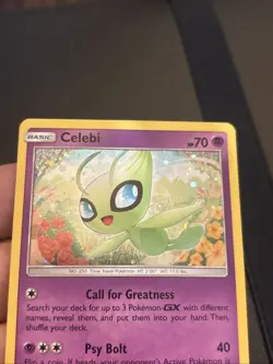 Celebi - SM224 - SM Black Star Promo Pokemon Card TCG SM Promo - Image 4