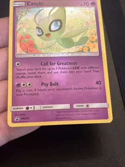 Celebi - SM224 - SM Black Star Promo Pokemon Card TCG SM Promo - Image 5