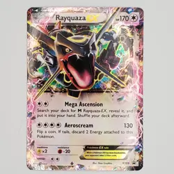 Rayquaza EX (Shiny) XY69 Holo XY Promos Pokemon Card MP - Image 1